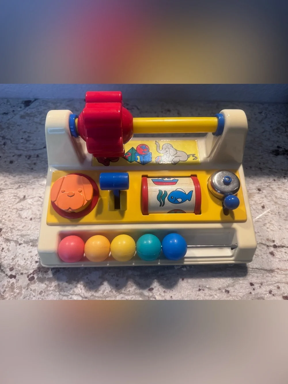 Vintage Battat 1980s Activity Center toddler toy